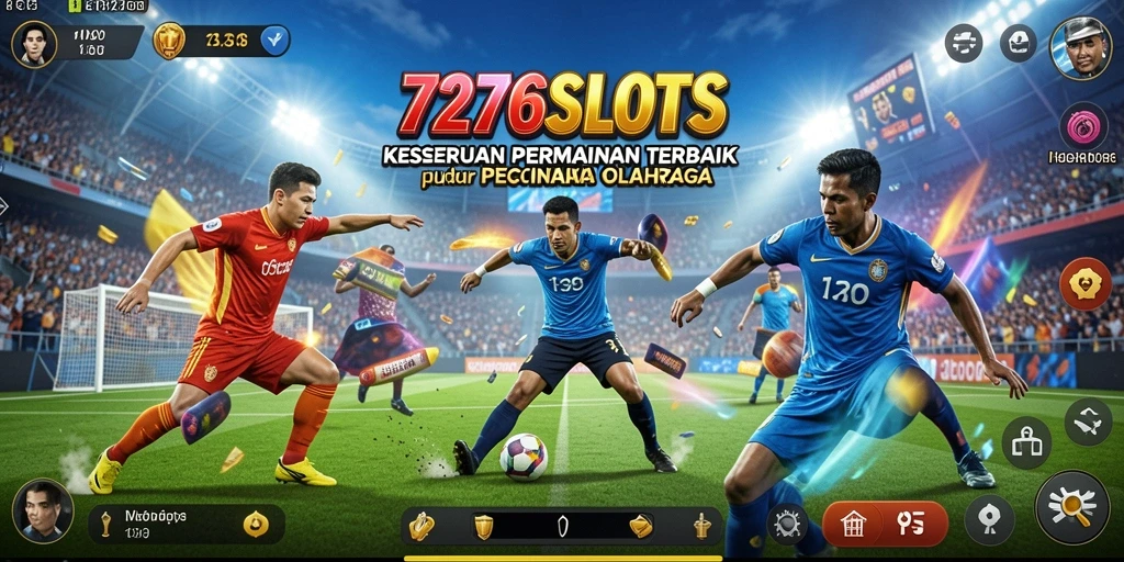 Tampilan gameplay seru dengan tema olahraga yang menarik.