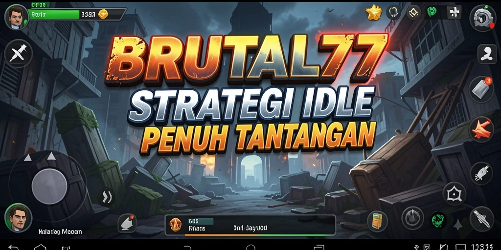 Tampilan gameplay BRUTAL77 yang memikat dengan mekanisme Idle.