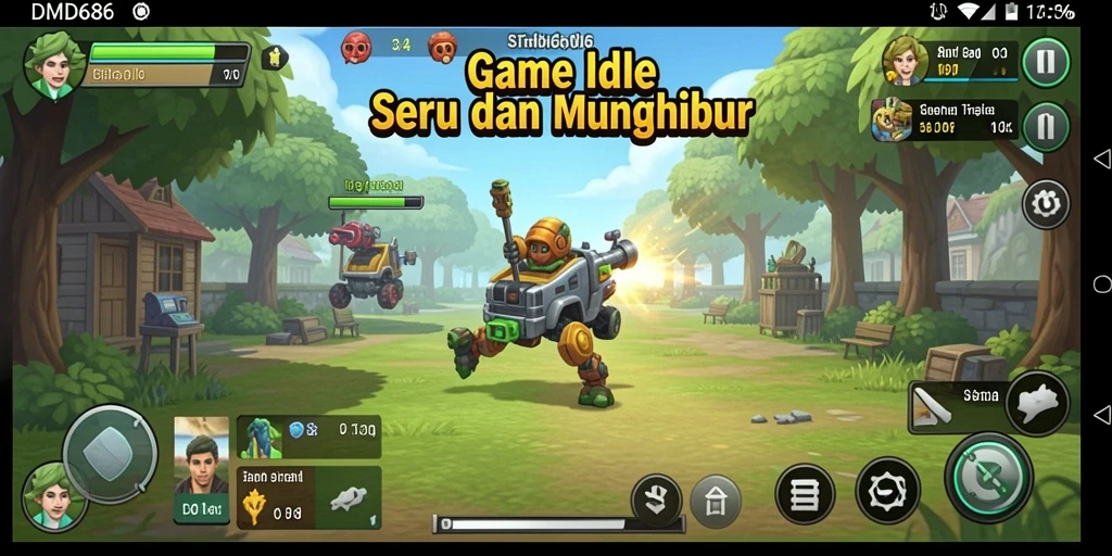 Tampilan gameplay DMD686 yang menarik dan seru.