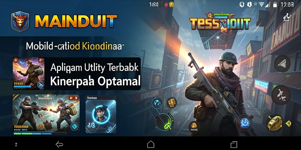 Tampilan antarmuka utama MAINDUIT yang elegan dan intuitif.