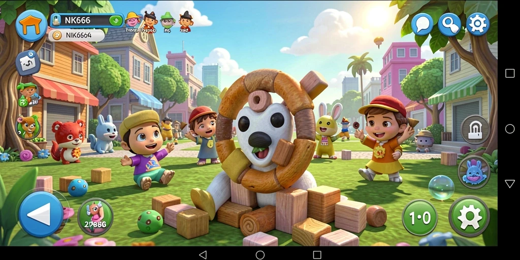 Screenshot gameplay NK666 menampilkan tantangan Puzzle yang menarik.