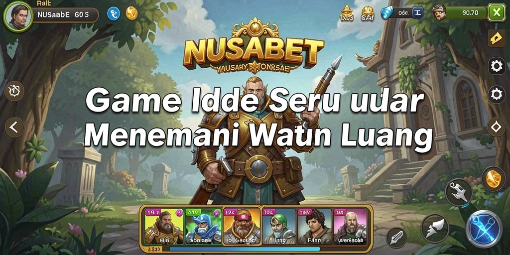 Menggambar gameplay seru di NUSABET, tampak grafis yang menarik.