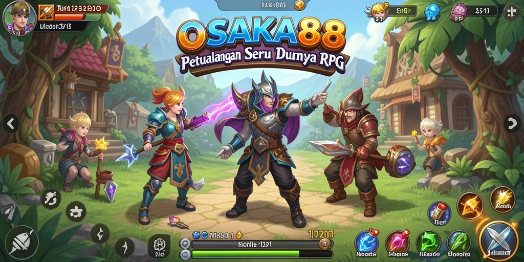 Tampilan gameplay <strong>OSAKA88</strong> yang mengasyikkan dan menantang dalam dunia RPG.