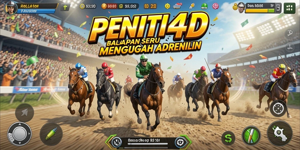 Tampilan gameplay seru dan mendebarkan di PENITI4D.