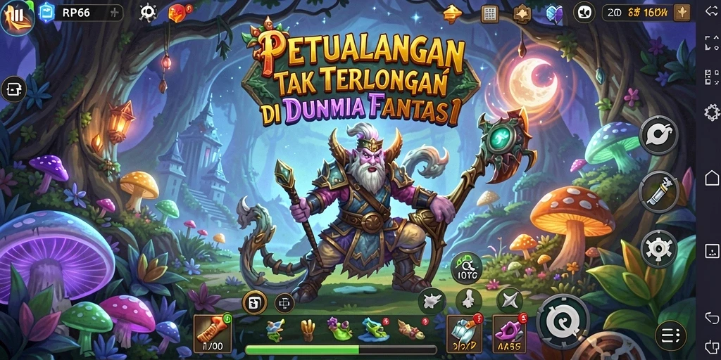 Tampilan gameplay RP66 yang memikat saat menjelajahi dunia petualangan.