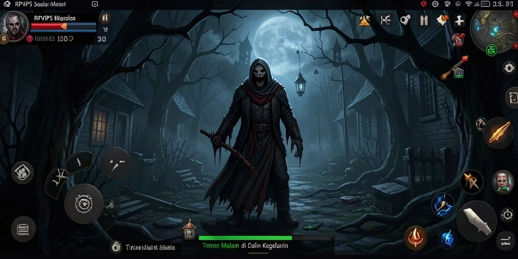 Tampilan menakutkan dari gameplay RPVIP5 yang mendebarkan.