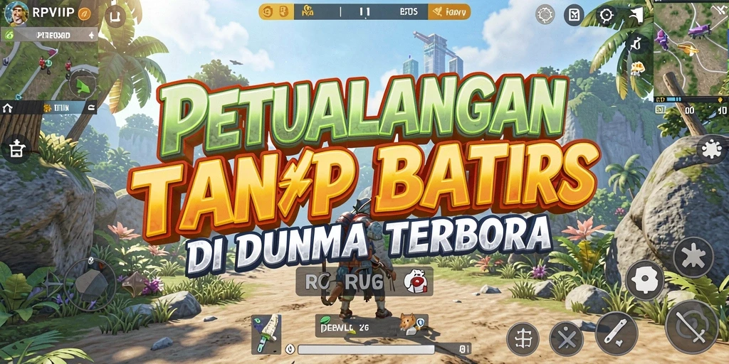 Tampilan gameplay menakjubkan dalam dunia terbuka RPVIP6.