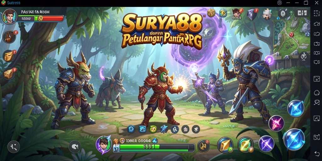 Tampilkan aksi mendebarkan dalam petualangan RPG yang seru.
